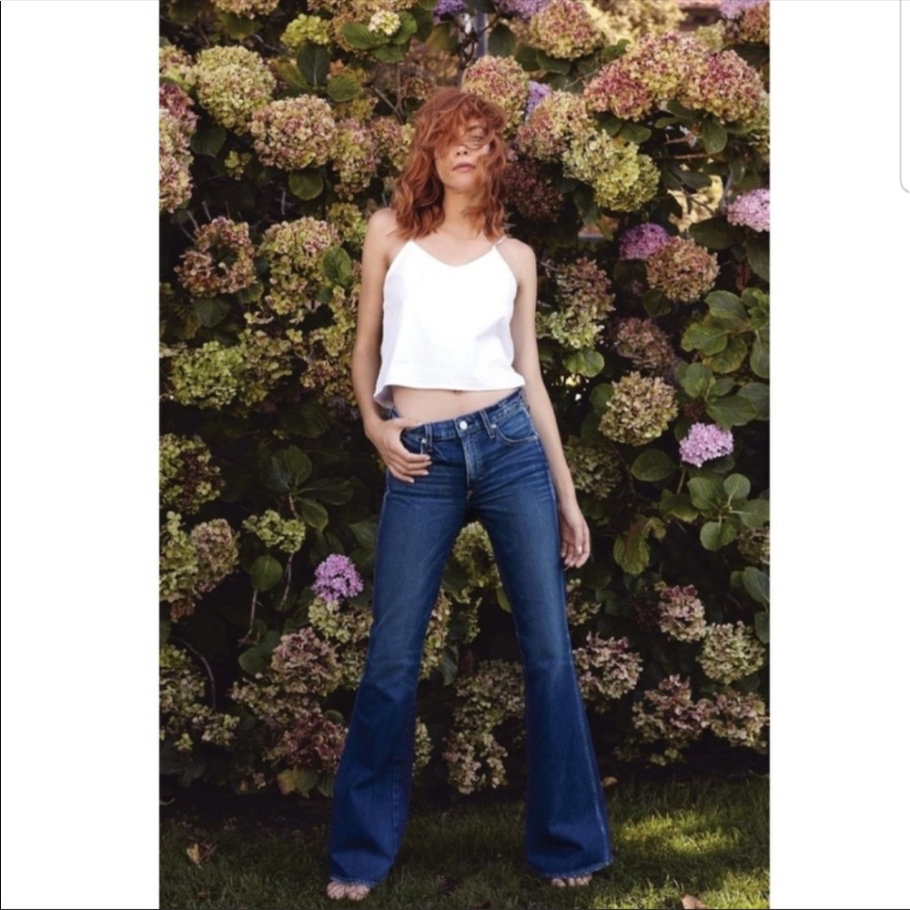 AMO Kick Mariner High Rise Flare Jeans Size 24